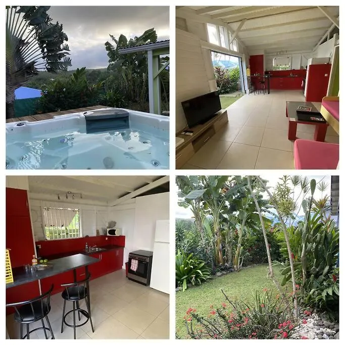 Cottage Creole Dans Jardin Tropical Sainte-Rose